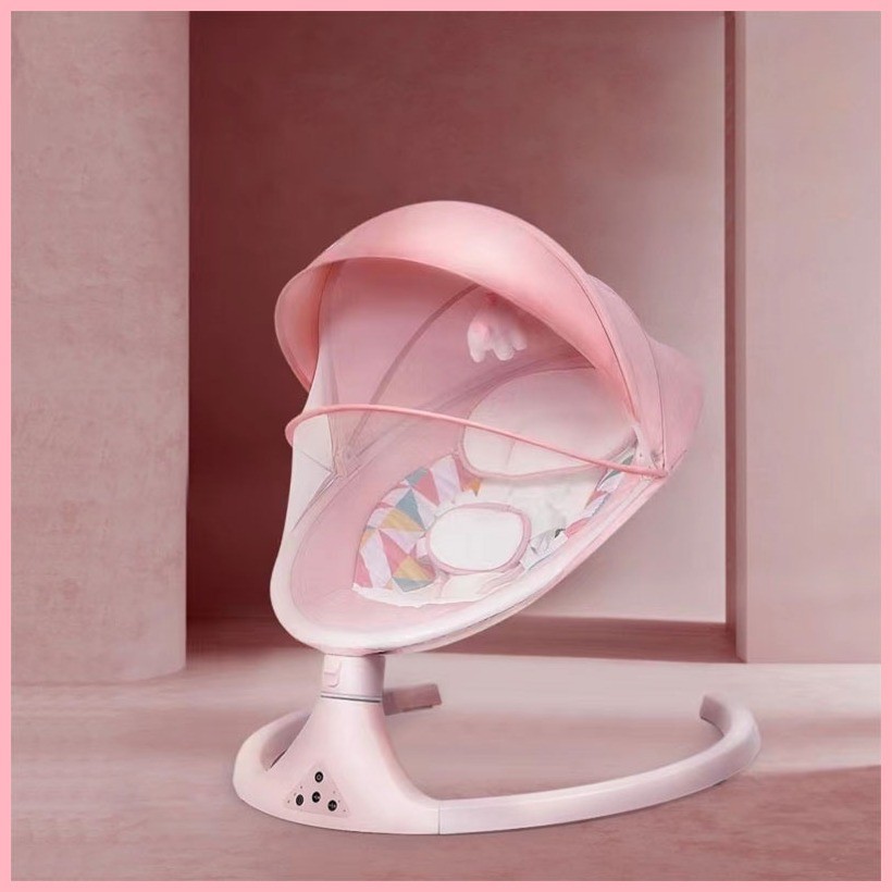 Baby Rocking Chair Swing Cradle Smart Bluetooth Electric Crib Baby ...