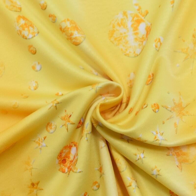 Girl Winter Dress  Wool Stuff Love Printed In Yellow Color main image 0