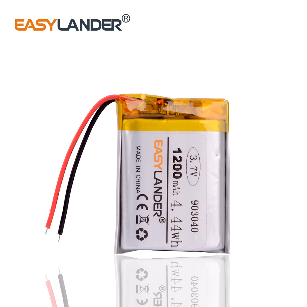 3.7V 903040 4 Ea 1200Mah Lithium Li-Ion Polymer Battery Para Sa Mp5 ...