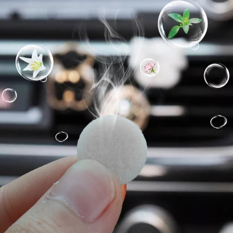 Car Air Vent Clip Freshener Refills Solid Fragrance Replacement Pads