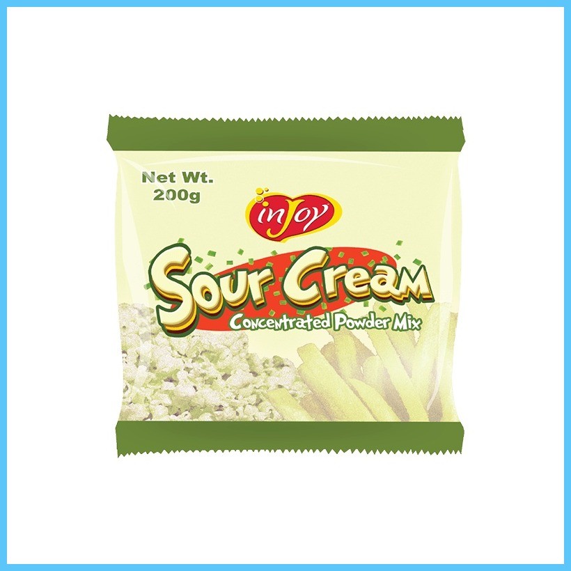 ♠ Injoy Popcorn Fries Powder Cheese BBQ Sour Cream 200g | Shopee ...