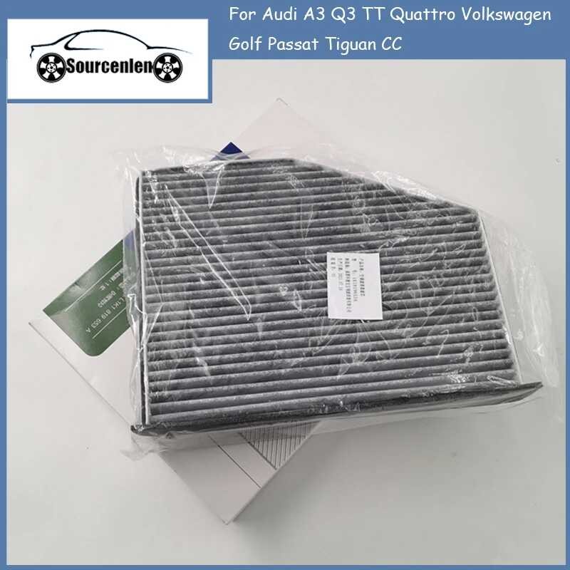 Car C Activated Carbon Pollen Cabin A C Air Filter For Audi A Q Tt Quattro Golf Passat Tiguan