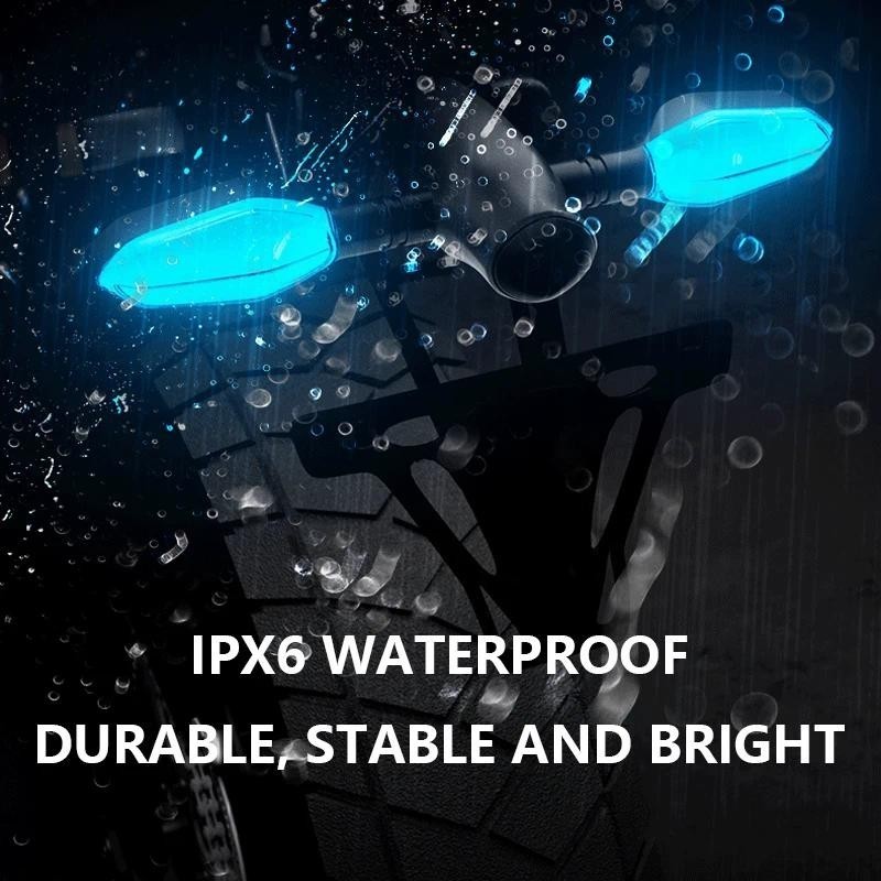 2PCS 12V Motorcycle Turn Signal Arrow Projection Light Electric Car ...