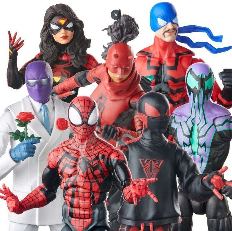 Spot MARVEL LEGENDS Spider-Man Myers Abyss Ben Riley Daredevil Figure ...