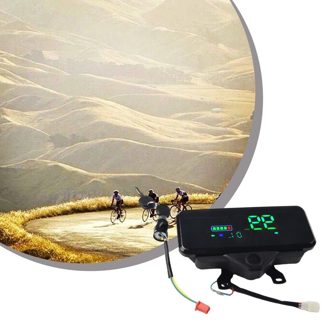 Écran LCD Pour E-Bike 48-72V - Compteur De Vitesse Universel Pour Scooter Électrique