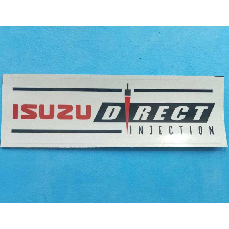 Isuzu Direct Injection Decal For Hi Lander And Crosswind | Shopee ...
