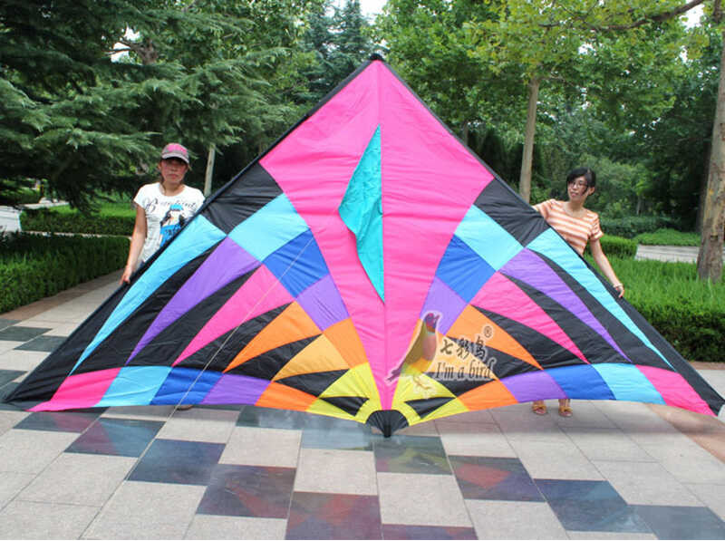 9E3 35E Outdoor Fun Sports 5M Power Triangle /Delta Kite With Handle ...
