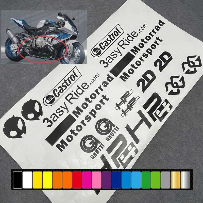 LY Motorcycle Sponsor Decals Fairing Belly Pan Stickers Letters For ...