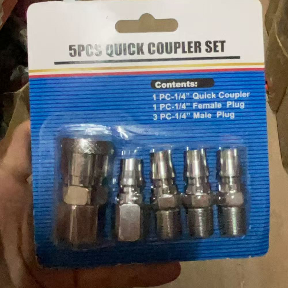 LOOM TREE® Heavy Duty Quick Coupler Set Air Hose Connector Fittings 1/4