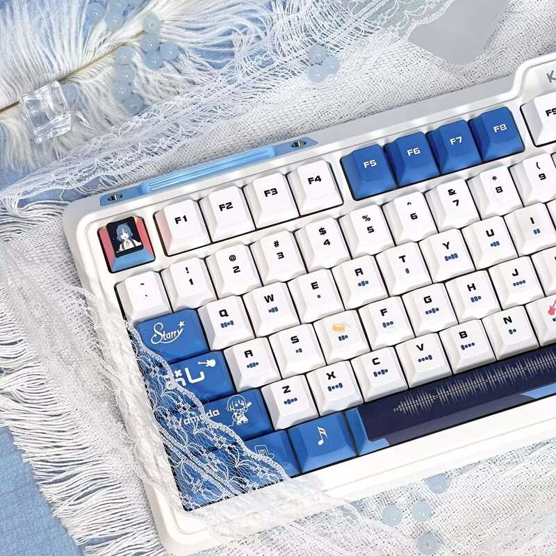 29 Yamada Ryo PBT Mechanical Keyboard Keycap Five Sided Thermal ...