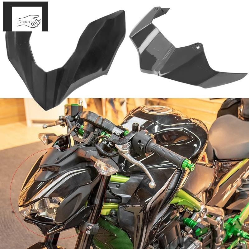 Aliette Aerodinamiche Wind Wing Per Kawasaki Z900 2017-2019 - Spoiler In ABS, Migliora Stabilità E Look