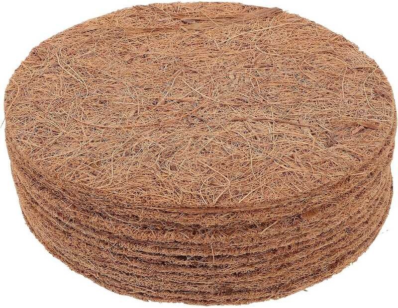 Mipcase 12pcs Pads Egg Breed Nests Coconut Fiber Mat Bird Nest