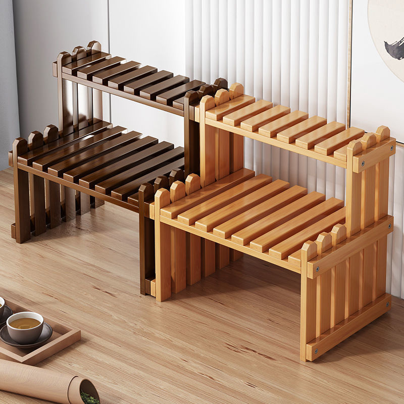 Desktop Ornaments Bogu Rack Duobao Pavilion Tea Rack Storage Multi ...