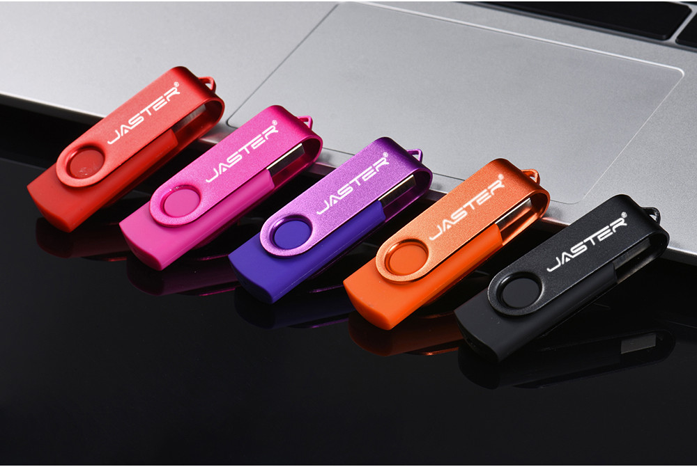 SHANDIAN Free Key Chain USB Flash Drive 64GB Rotatable Pendrive 32GB ...