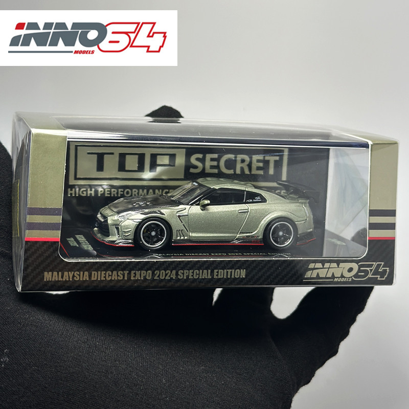 INNO 1:64 GTR R35 TOP SECRET Malaysia Diecast Model Car | Shopee ...
