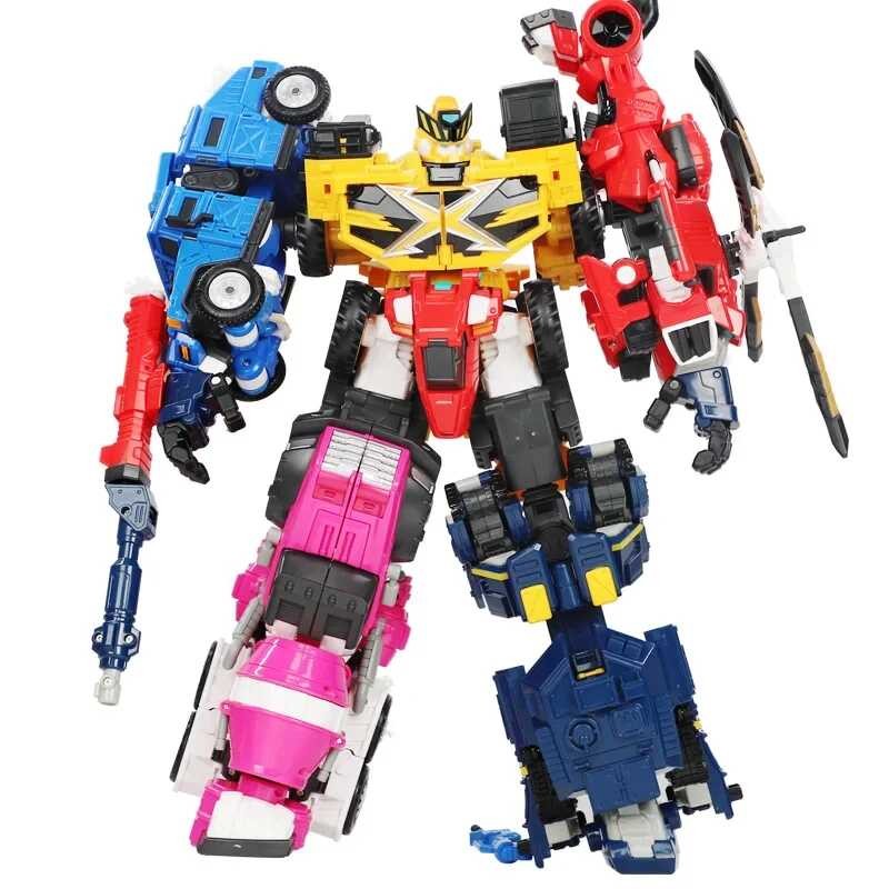 LY 5 IN 1 Mini Force Transformation Tank Robot Toys Action Figures ...