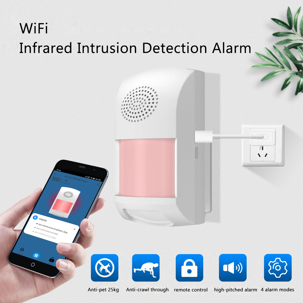 Illustration of Home Security System False Alarm Detection