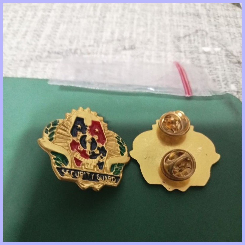 Collar pin makapal for security guard | Shopee Philippines