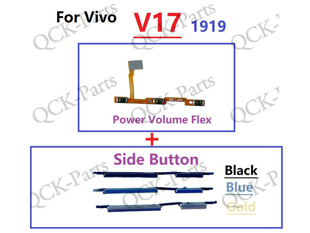 Switch Key Power On Off and Volume up down Side Button Keys Flex For ...