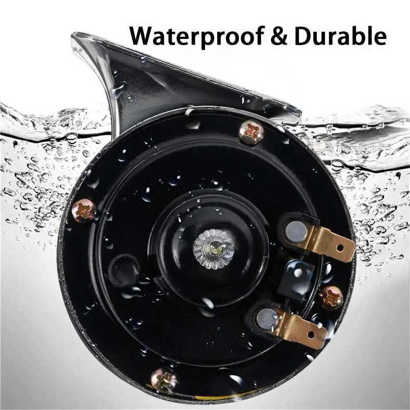 12V 5 2X Universal 800DB Loud Car Horn Electric Snail Train Horn Loud