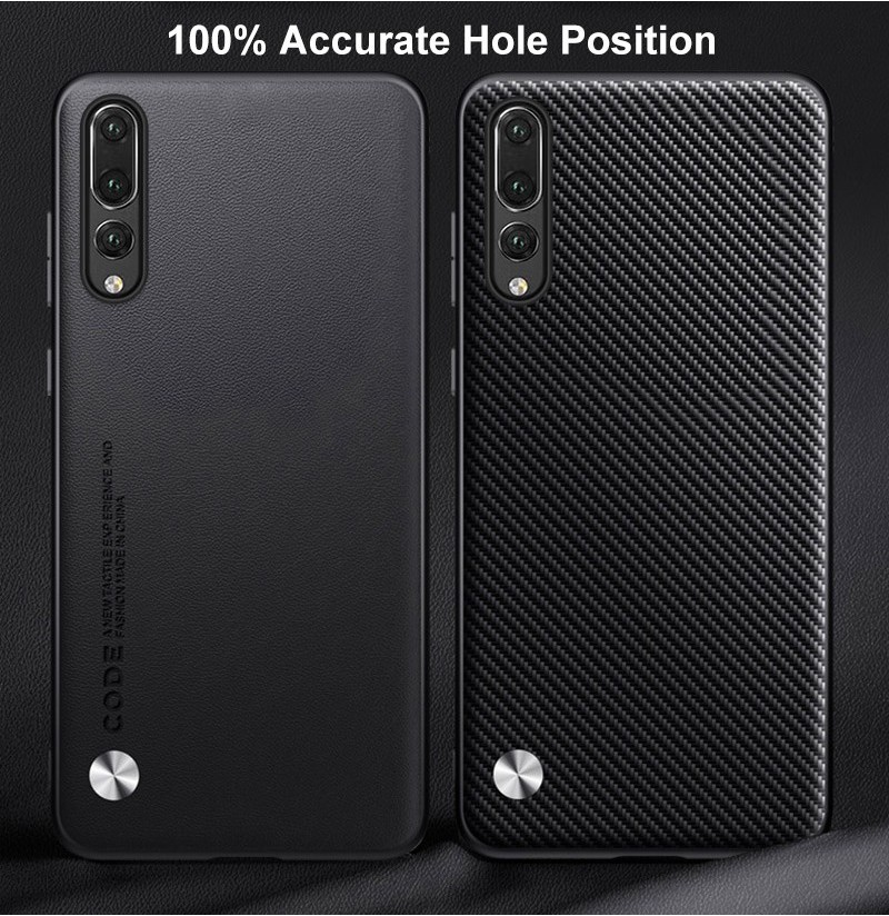 Verco custodia per Huawei P20 Lite, Case per P20 Lite Cover PU Pelle