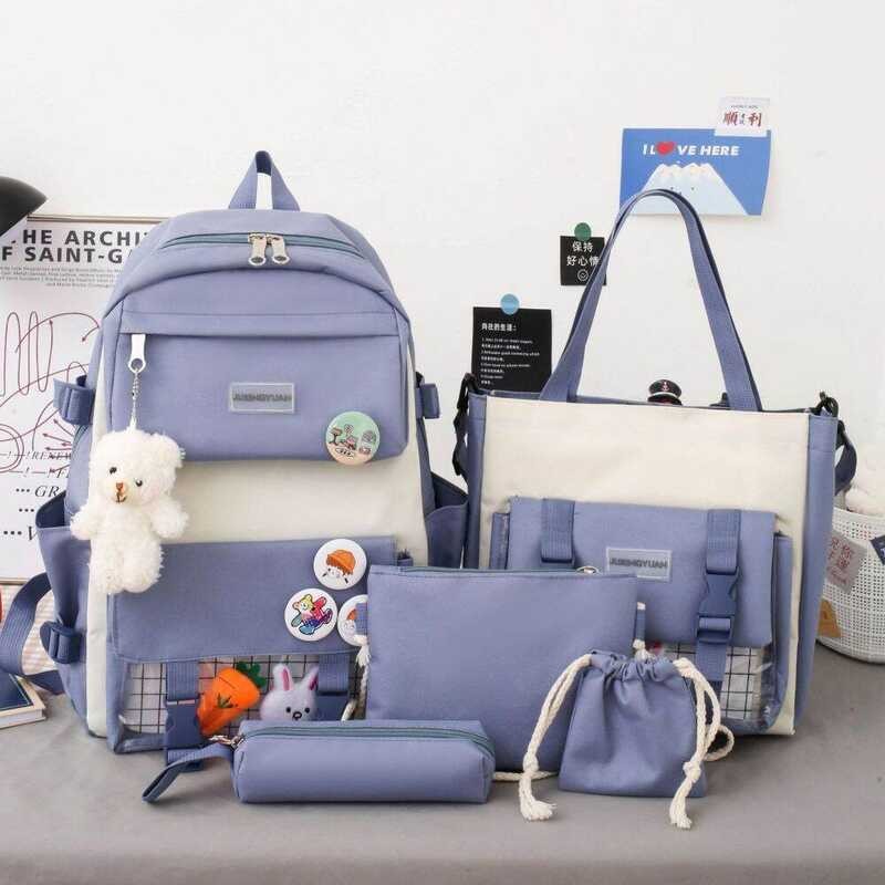 Large-Capacity New Primary Junior Students Shoulders Backpack High ...
