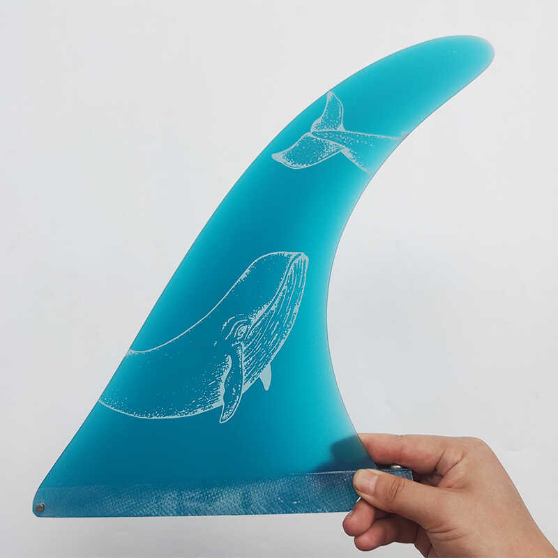 Outdoor Sea Tail Fin 9-11 Inch Single Clear Blue Whale Icon Surf ...