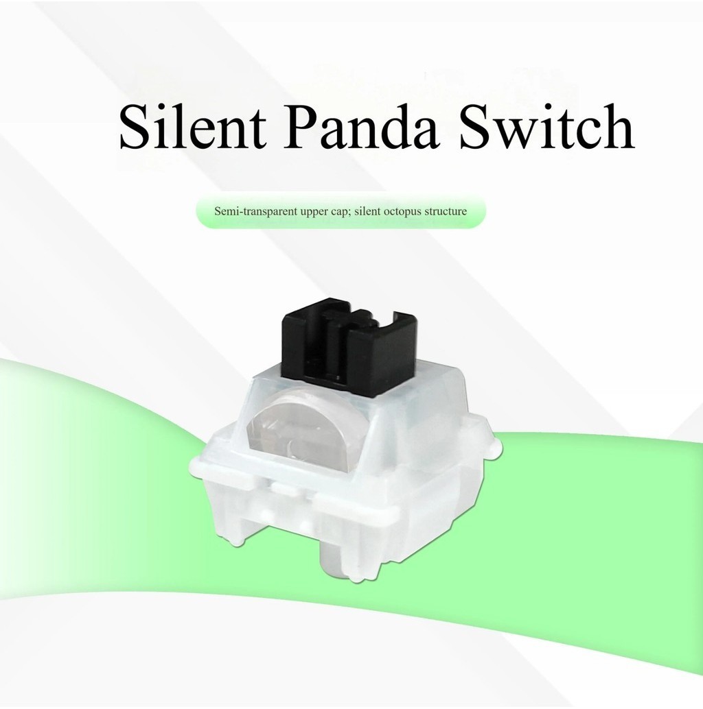 3Pin/5Pin Panda Linear Switch With Light Guide Mirror Tactile Clicky ...