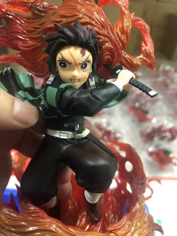 Demon Slayer: Kimetsu No Yaiba Jigsaw Puzzle - 208 Pieces, Transparent Stained Glass Style, No Glue Needed