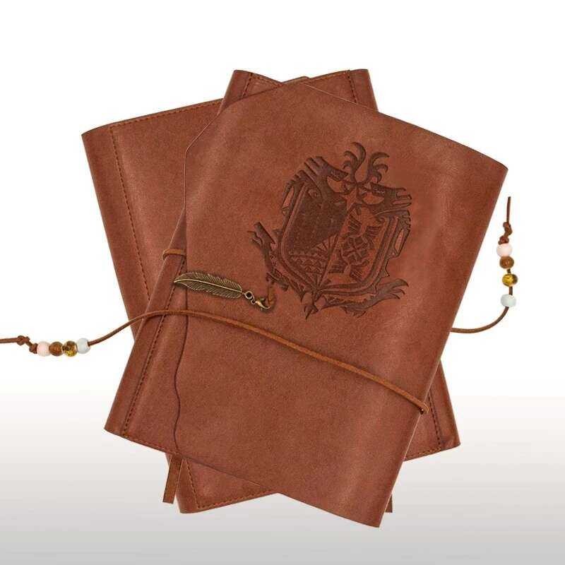 Yy Retro Notebook Monster Hunter Cosplay PU Leather Journal Diary ...