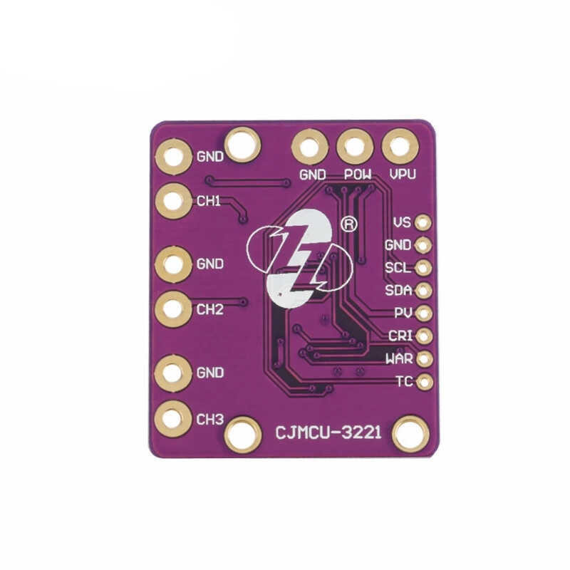I2C SMBUS INA3221 Triple-Channel Shunt Current Power Supply Voltage ...