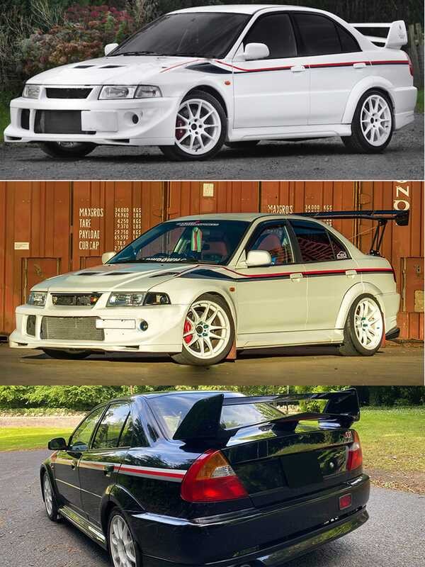 Decals Vinyl Stickers For Ralliart Ralli Art Evo Evolution 4 IV 5 V 6 ...