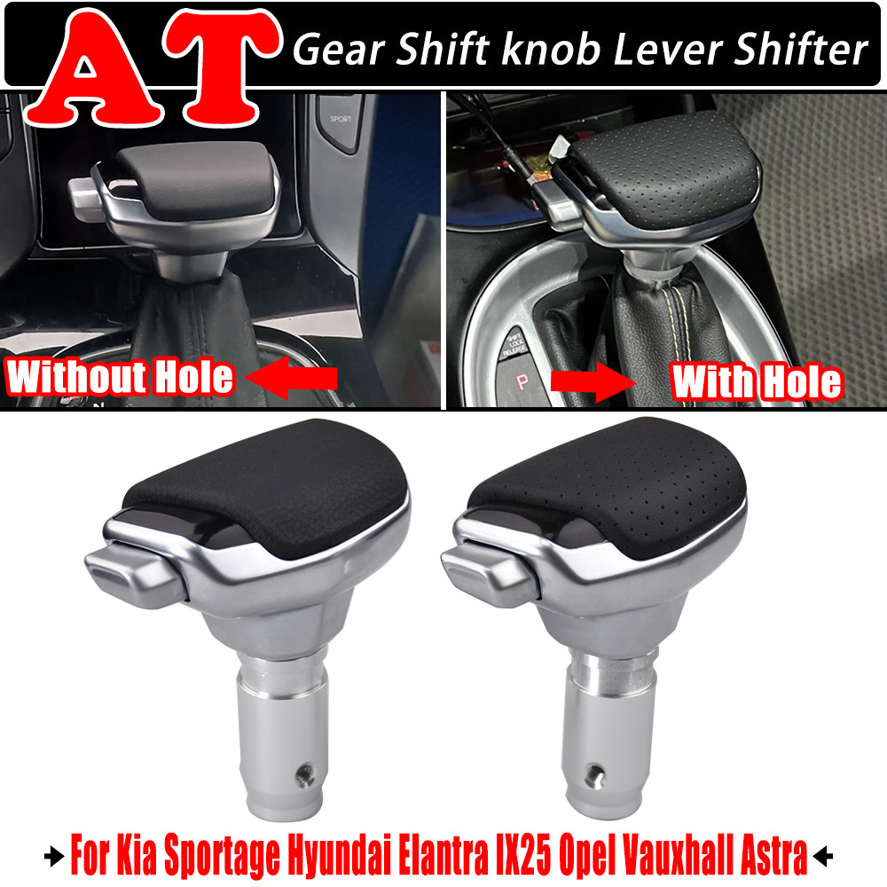 LHD Automatic AT leather Car Shift Gear Knob Lever Gaitor Boot Cover ...