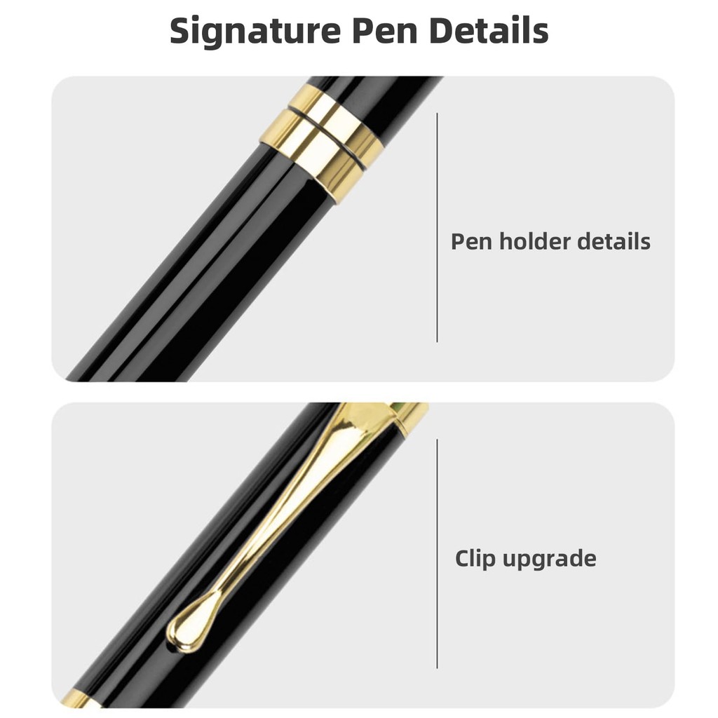 Personalized Fountain Pen Set Sign Ballpen with Name Pen for Exam Pens ...