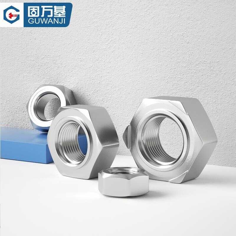steel 304 stainless hexagonal welded nut without welding points or ...