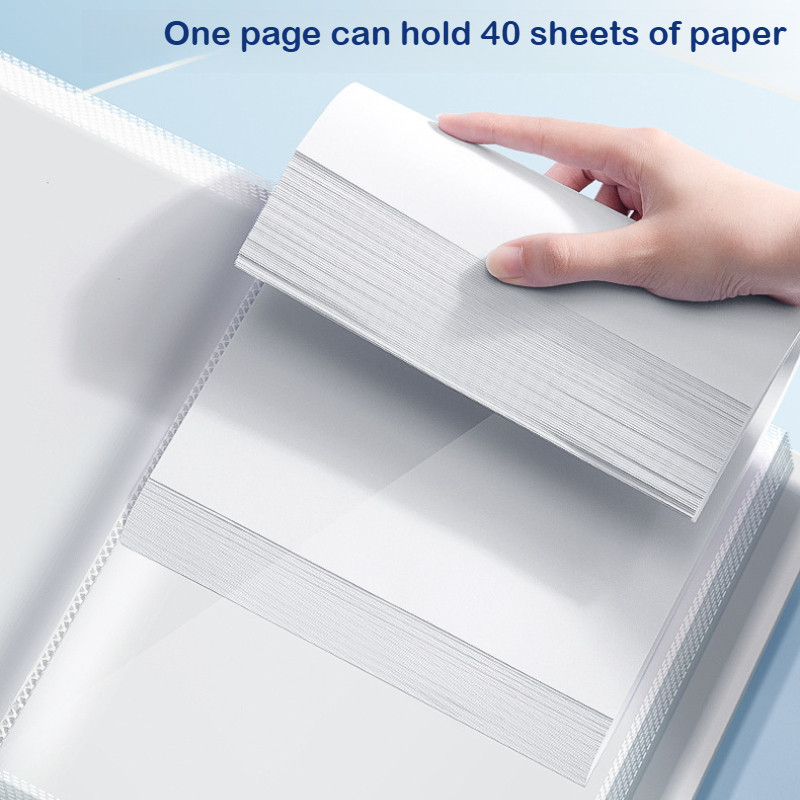 Long Clear Book Transparent Inner Page File Folder Document Organizers ...