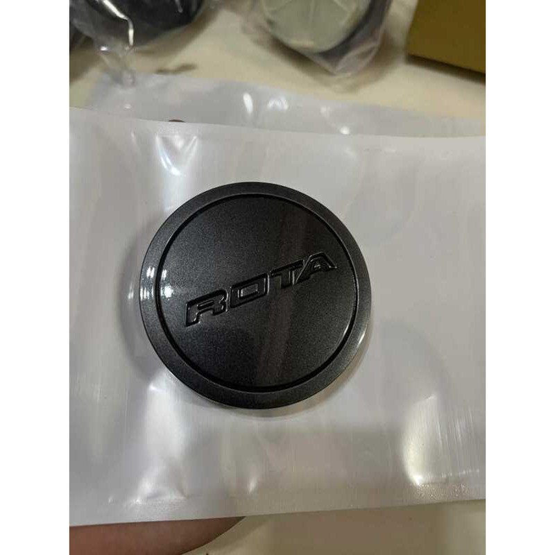 Rota Center Cap Original Hyper Black Grayish 1Pc Only Fit To Size 15