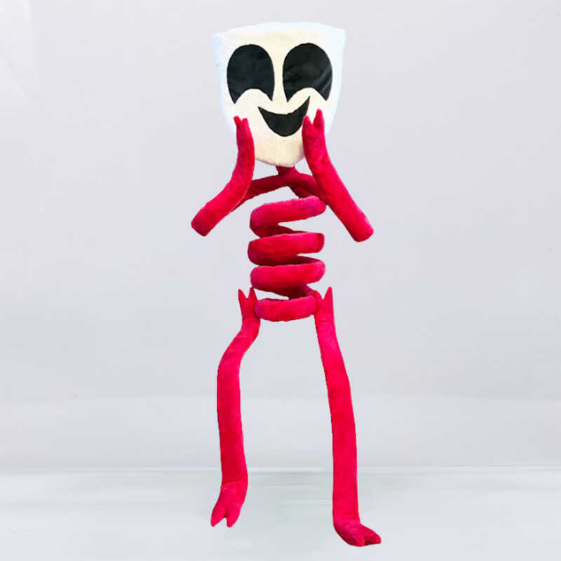 Animated Magical Digital Circus Er Large Smiling Face Ribbon Monster ...