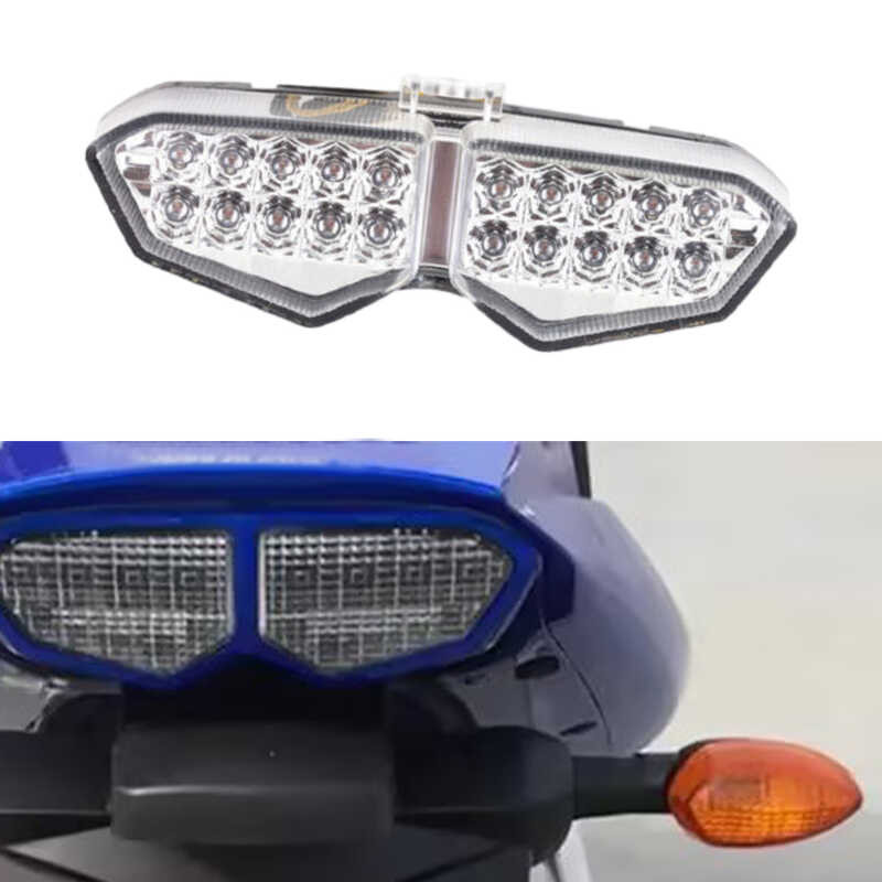LED d Integrated Bker Taillight Rear Tail Brake Stop Turn Signals Light ...