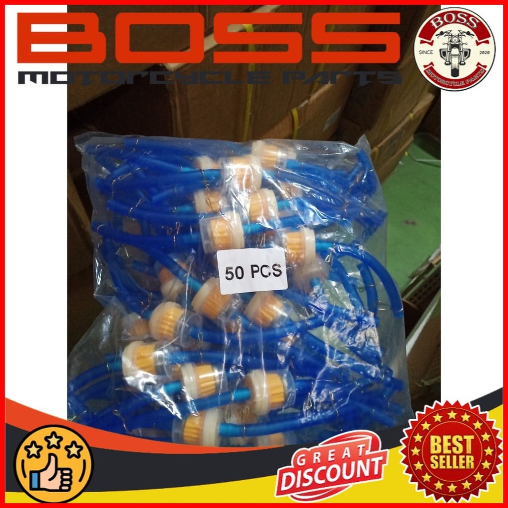 ☢ ∈ Fuel Filter SOLD PER PACK 50 PCS With Double Hose And