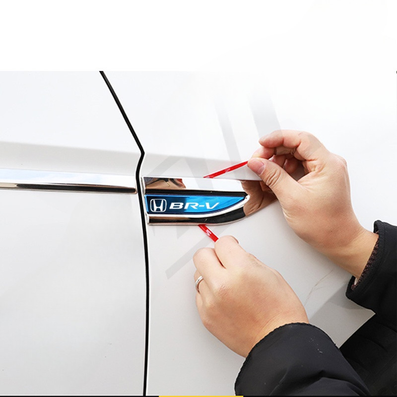 Honda BRV BR-V Stainless Steel Car Door Fender 3D Metal Side Logo ...