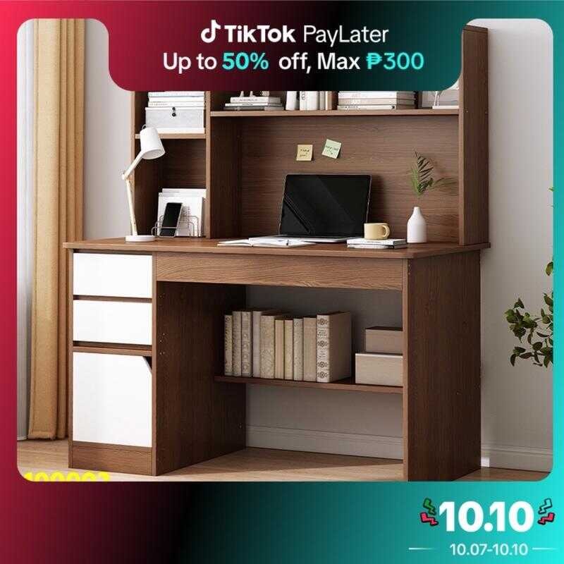 Simple Modern Small Bookshelf Combination One Bedroom Table - Wooden ...