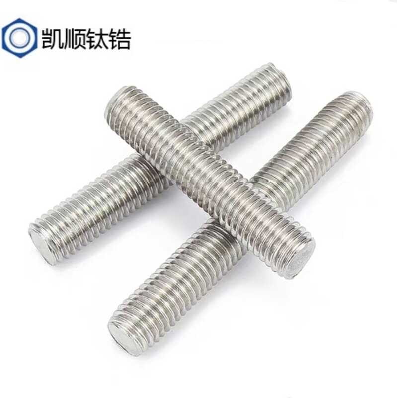 titanium TA2 pure tooth bar full thread screw rod tooth rod headless ...