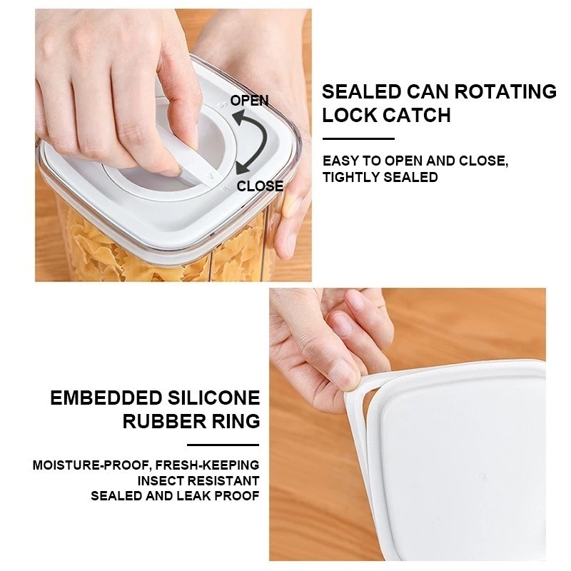 Airtight Storage Container Twist Lock Airtight Container Food Storage ...