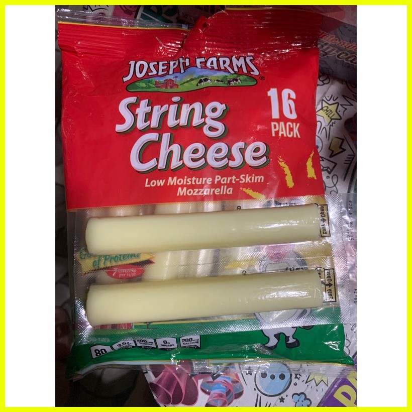 JOSEPH FARMS MOZZARELLA STRING CHEESE 16oz | Shopee Philippines