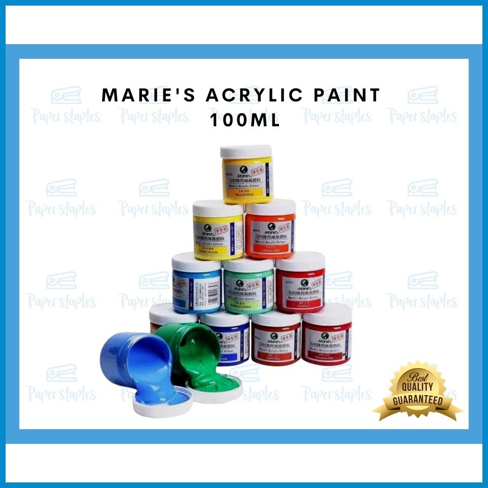 Maries Acrylic Paint 100ml Shopee Philippines