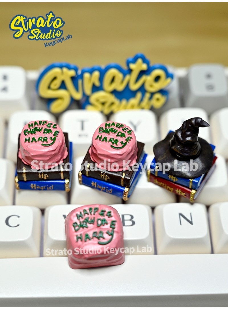 Hagrid Cake Keycap Cool 3D Creative Cute MX Switch Mechanical Keyboard ...