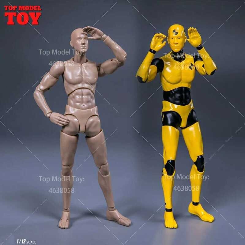 DAMTOYS Dps01 Dps02 1/12 Scale Drawman Yellow Testman 6 