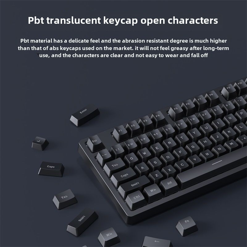 AJAZZ AK515 Mechanical Keyboard wired and 3mode Fullkey Hot Plug 108