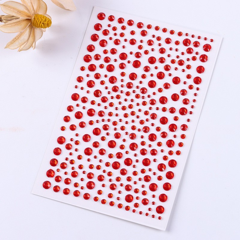 Rhinestone Stickers Self-Adhesive Glitter Gem Jewelry Stickers Hair ...